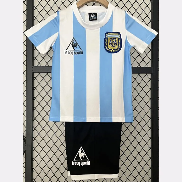 1986 Argentina - Camiseta Infantil RETRO - Titular
