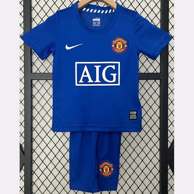 2008-2009 Man Utd - Camiseta Infantil RETRO - Suplente