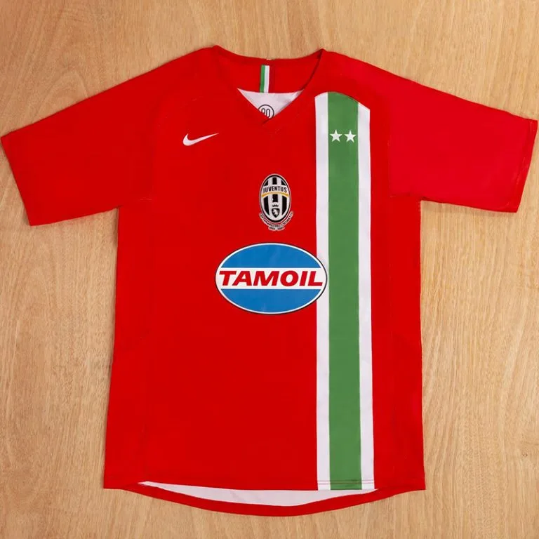 2005-2006 JUV - Camiseta RETRO - Suplente - Rojo