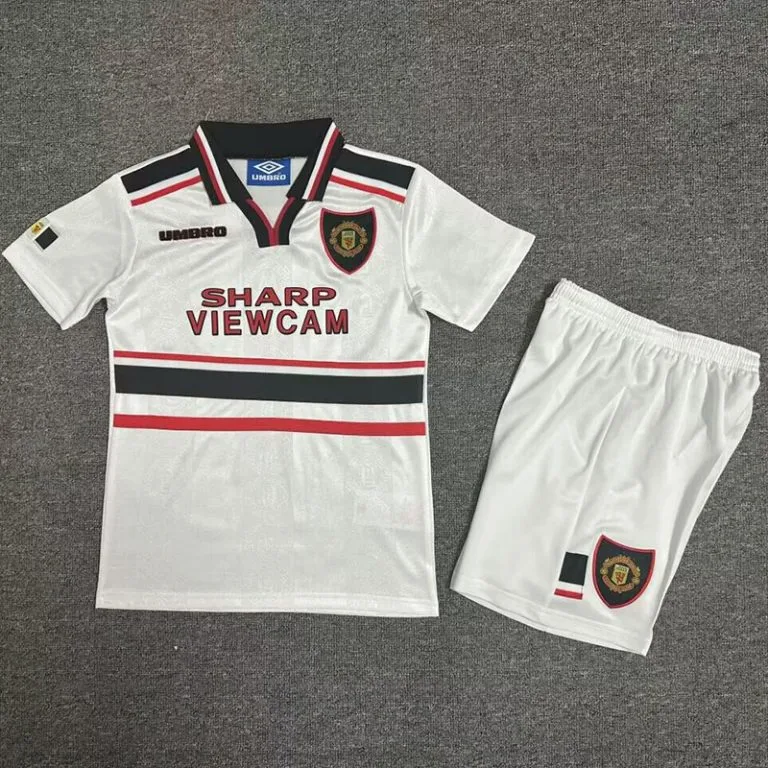 1998-1999 Man Utd - Camiseta Infantil RETRO - Suplente