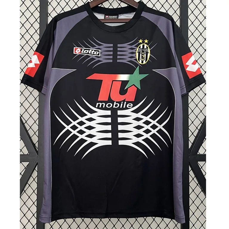 2001-2002 JUV - Camiseta Arquero RETRO - Negro
