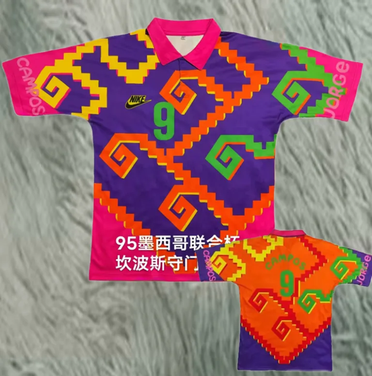 1995 México - Camiseta Arquero RETRO - Púrpura - Campos