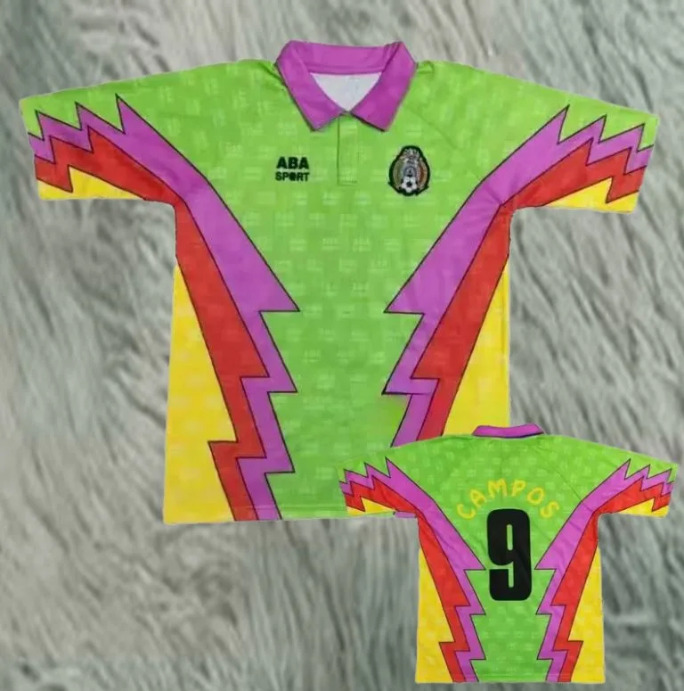 1995 México - Camiseta Arquero RETRO - Verde - Campos