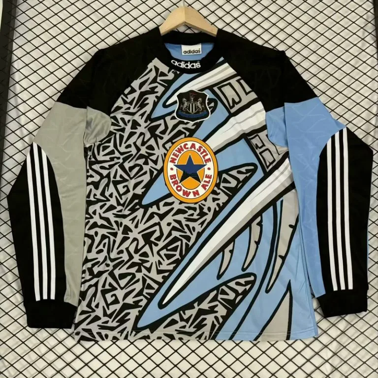 1995-1996 Newcastle - Camiseta Arquero RETRO - Azul - Manga larga