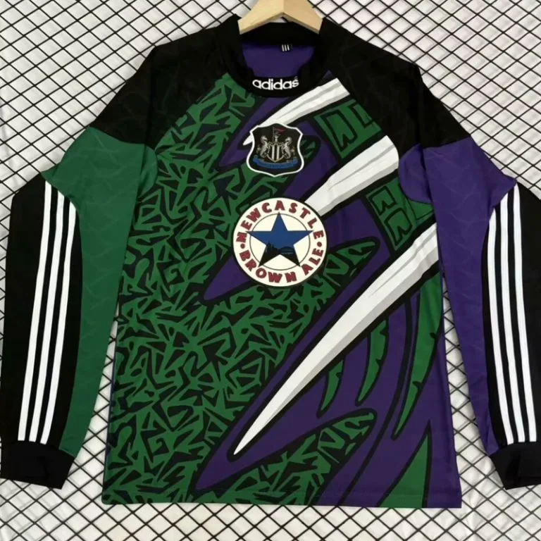 1995-1996 Newcastle - Camiseta Arquero RETRO - Púrpura - Manga larga
