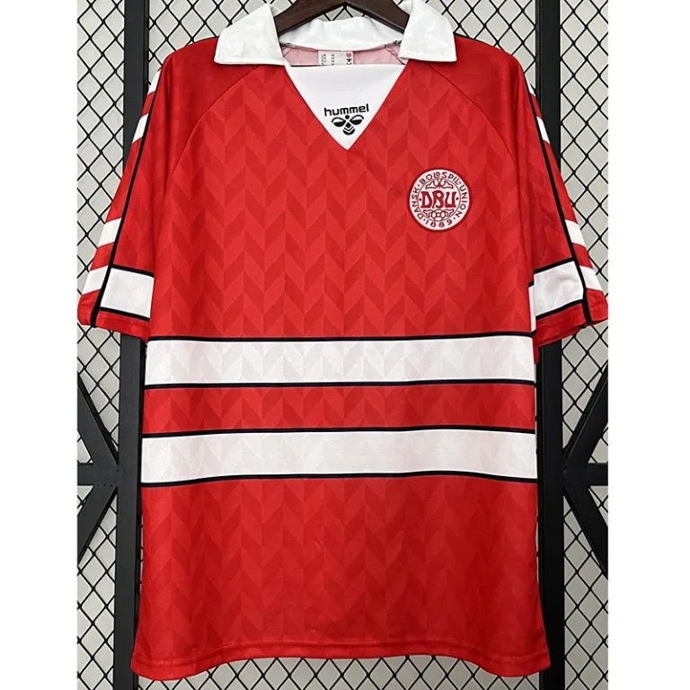 1988 Dinamarca - Camiseta RETRO - Titular