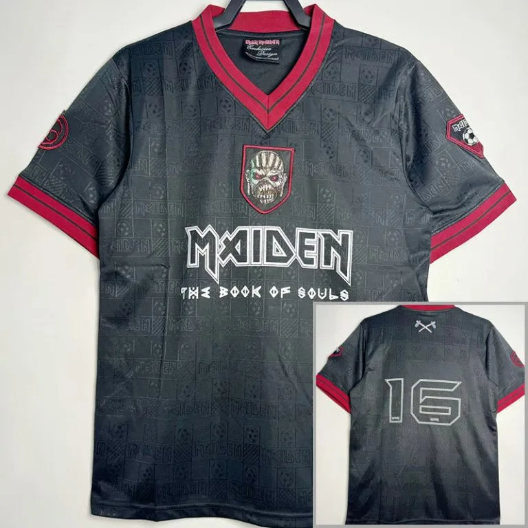 2016 West Ham - Camiseta RETRO - Negro - Iron Maiden