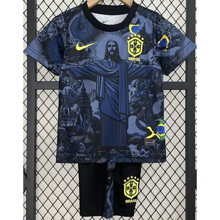 24-25 Brasil - Camiseta Infantil - Azul - Edición especial