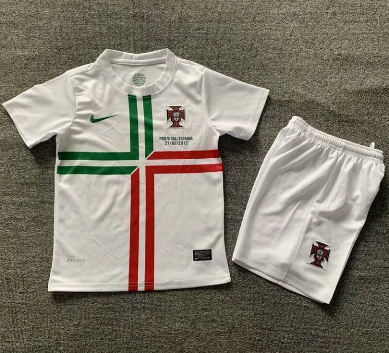 2012 Portugal - Camiseta Infantil RETRO - Suplente