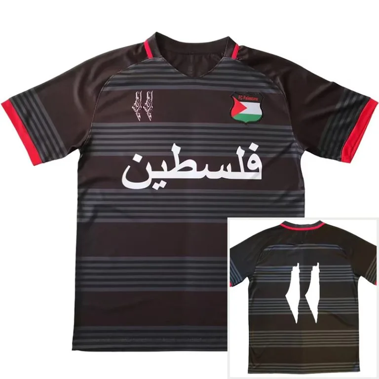24-25 Palestina FC - Camiseta Versión Hincha - Negro
