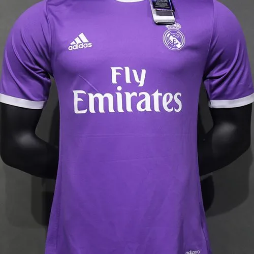 2016-2017 RMA - Camiseta RETRO - Suplente - Versión Jugador