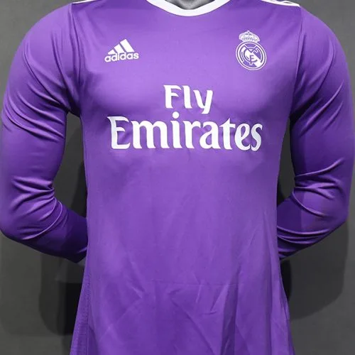 2016-2017 RMA - Camiseta RETRO - Suplente - Manga larga - Versión Jugador