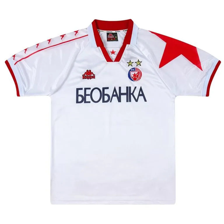 1995-1997 Crvena Zvezda - Camiseta RETRO - Suplente