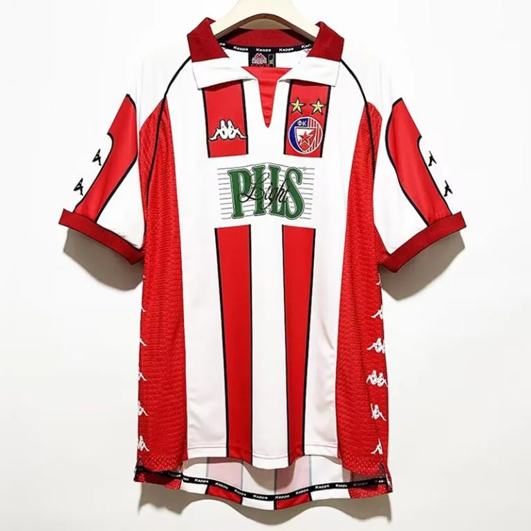 1999-2001 Crvena Zvezda - Camiseta RETRO - Titular
