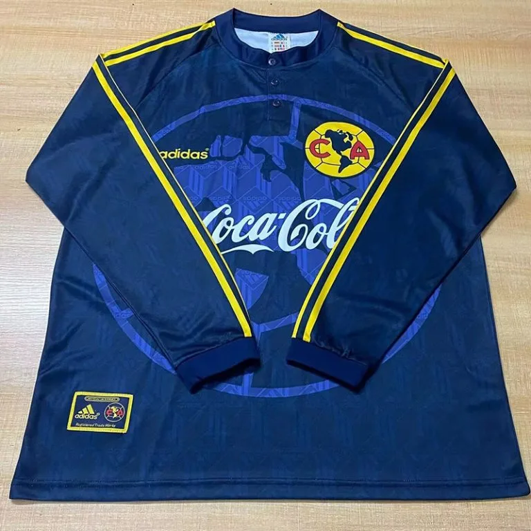 1998-1999 Club America - Camiseta RETRO - Suplente - Manga larga