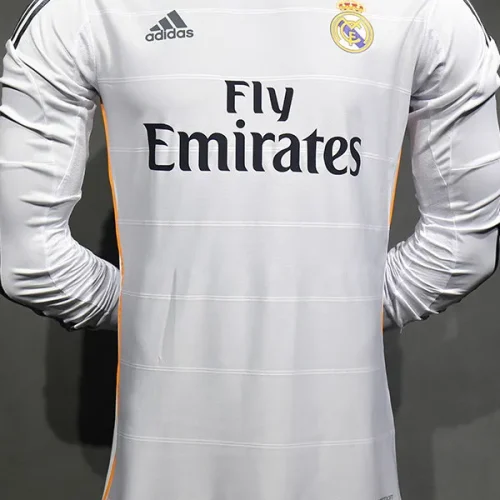 2013-2014 RMA - Camiseta RETRO - Titular - Manga larga - Versión Jugador