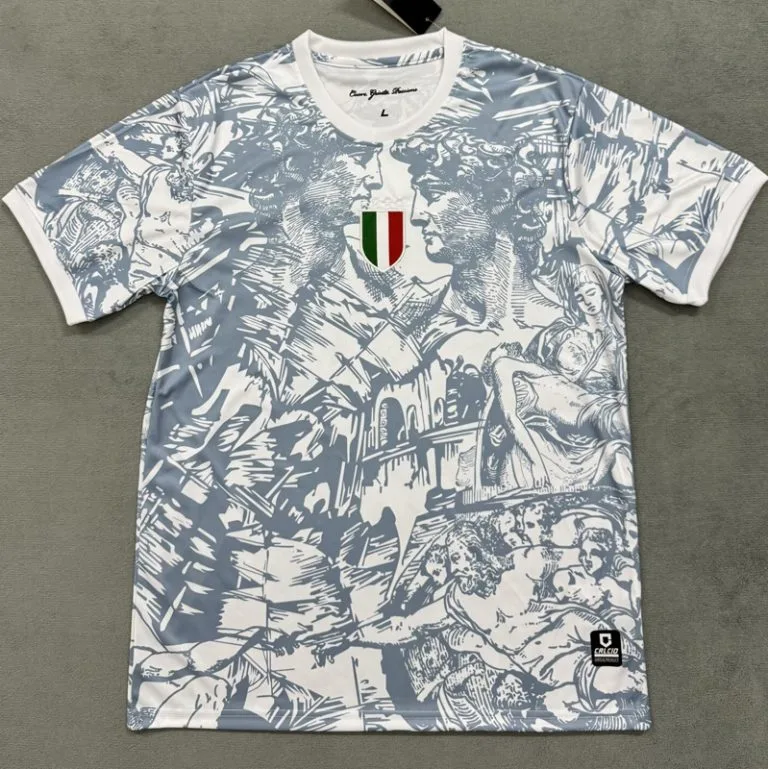 24-25 Italia - Camiseta - Gris y Blanco - Edición Especial Hincha