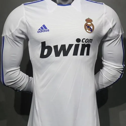 2010-2011 RMA - Camiseta RETRO - Titular - Manga larga - Versión Jugador