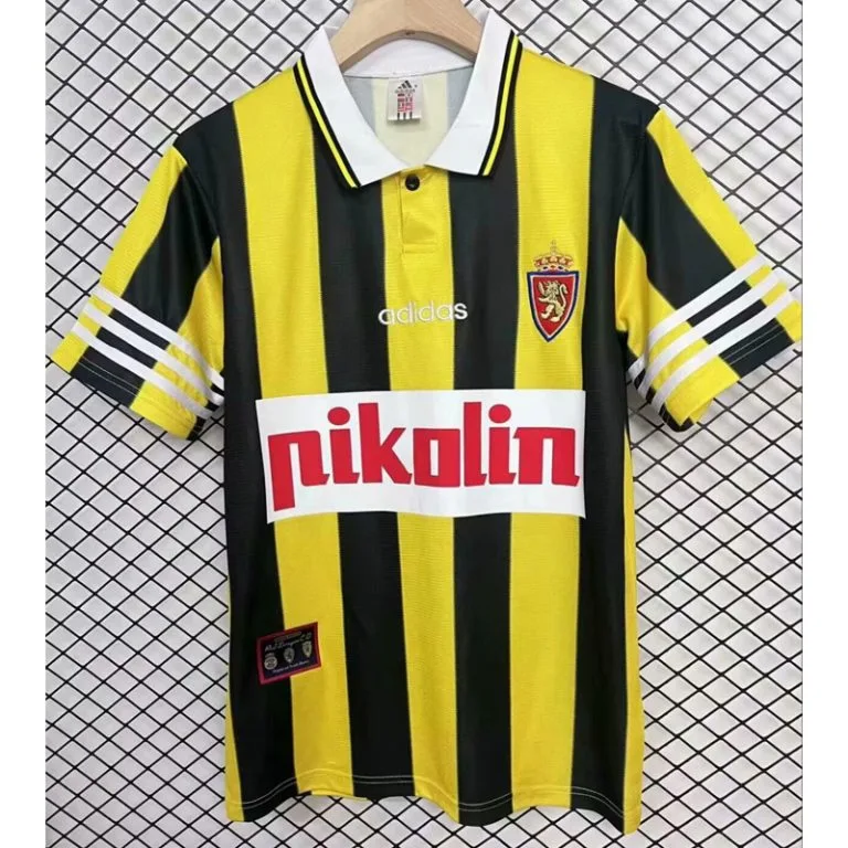 1995-1996 Zaragoza - Camiseta RETRO - Tercera