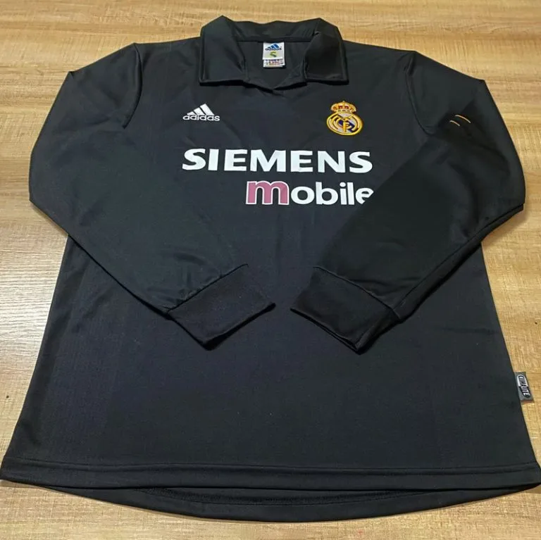 2002-2003 RMA - Camiseta RETRO - Suplente - Manga larga