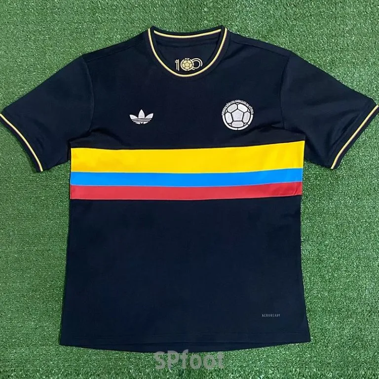 2024 Colombia - Camiseta - Negro - 100.º aniversario Hincha