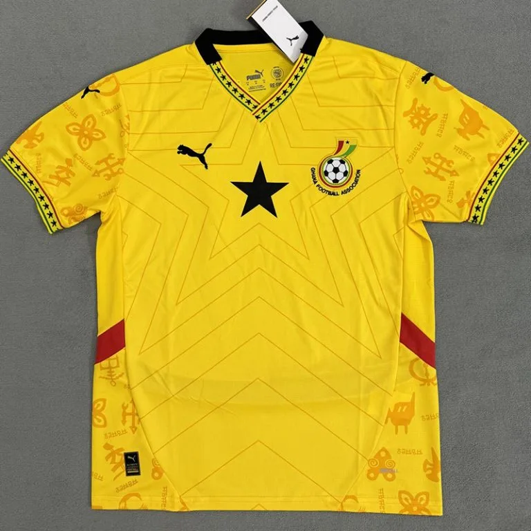 24-25 Ghana - Camiseta Versión Hincha - Suplente