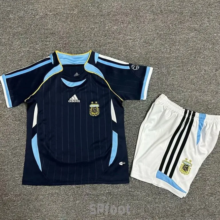 2006 Argentina - Camiseta Infantil RETRO - Suplente