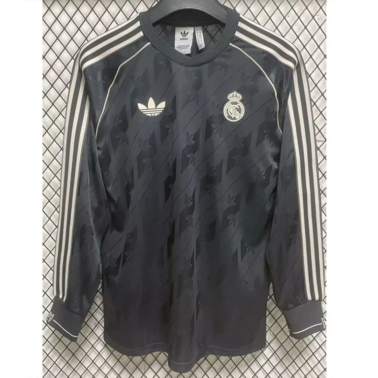 24-25 RMA - Camiseta - Gris - Manga larga - Edición Retro Especial