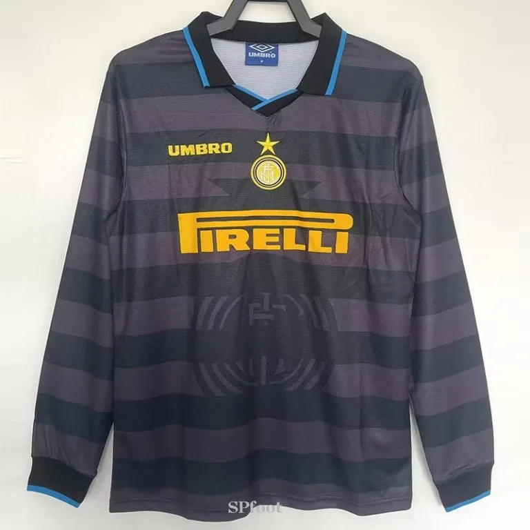 1997-1998 INT - Camiseta RETRO - Suplente - Manga larga