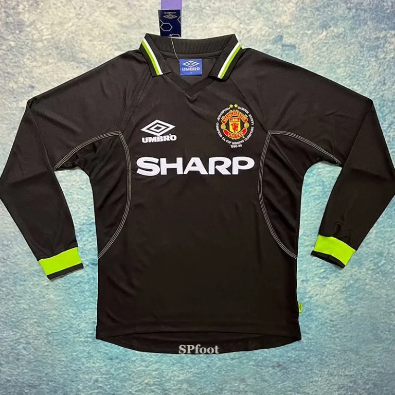 1998 Man Utd - Camiseta RETRO - Suplente - Manga larga