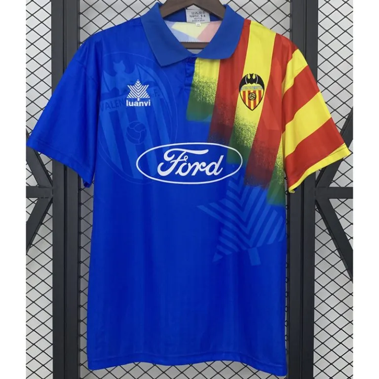 1995-1996 Valencia - Camiseta RETRO - Suplente