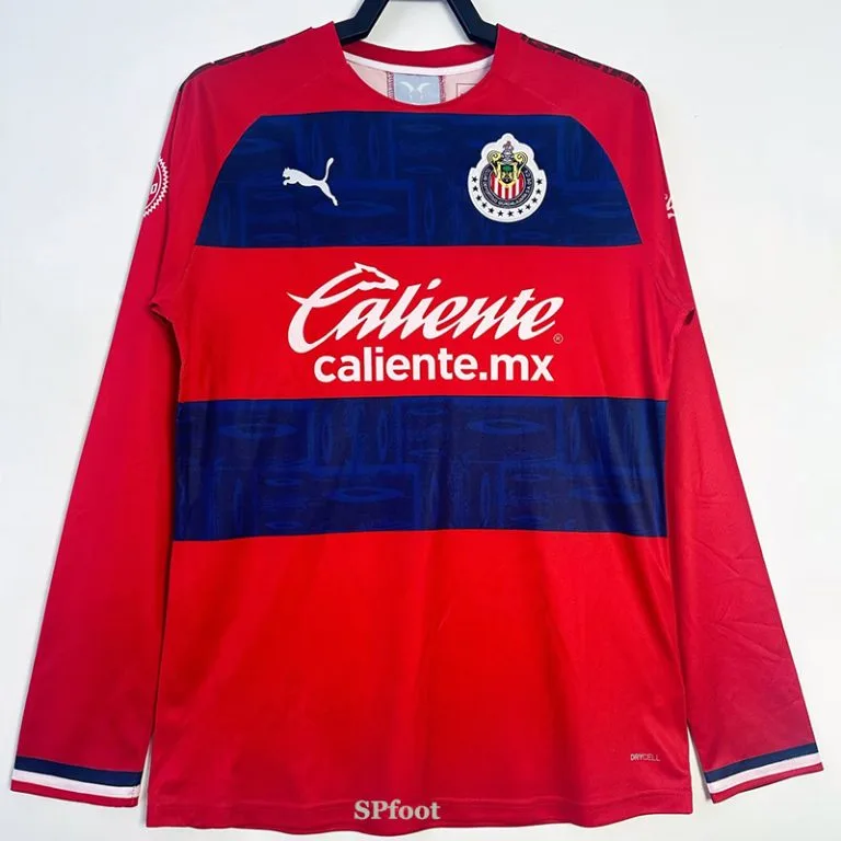 2019-2020 Chivas - Camiseta RETRO - Titular - Manga larga