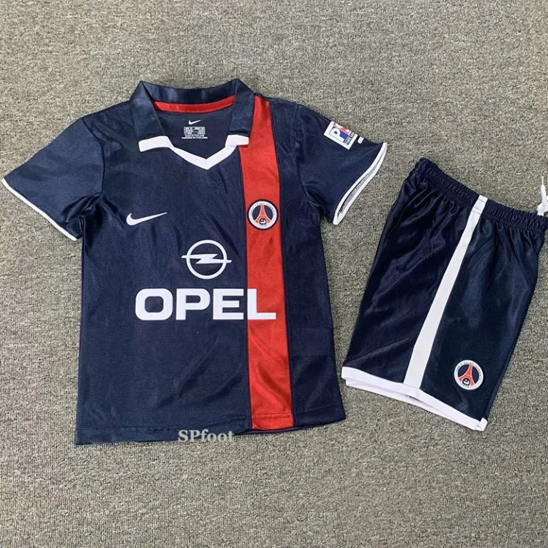 2001-2002 PSG - Camiseta Infantil RETRO - Titular