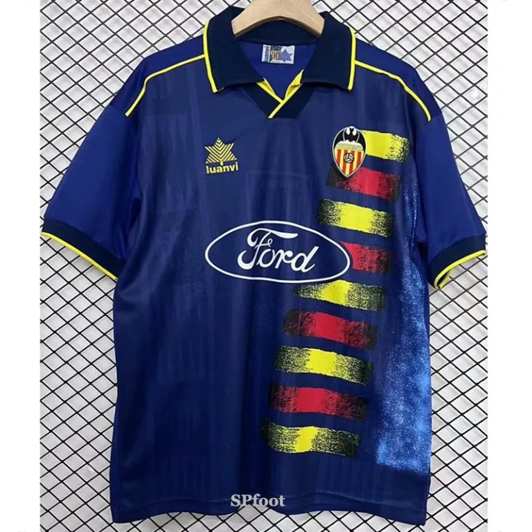 1996-1997 Valencia - Camiseta RETRO - Suplente