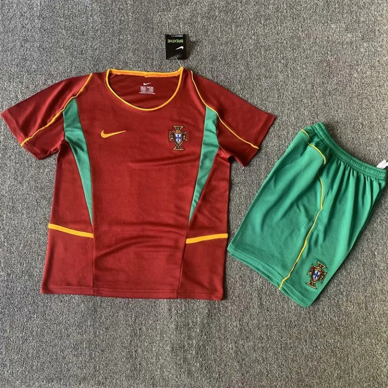 2002 Portugal - Camiseta Infantil RETRO - Titular