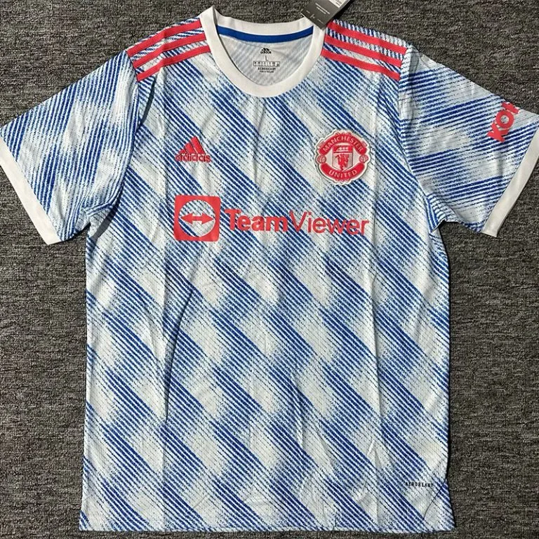 2021-2022 Man Utd - Camiseta Versión Hincha - Suplente
