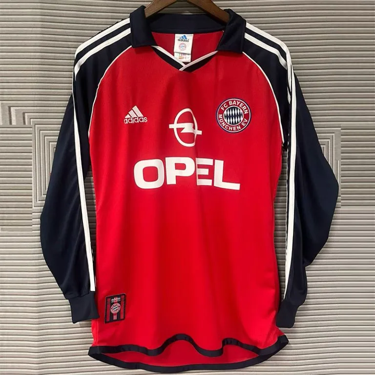 2000-2001 Bayern - Camiseta RETRO - Titular - Manga larga