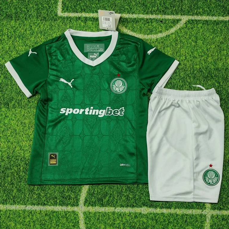 25-26 Palmeiras - Camiseta Infantil - Titular