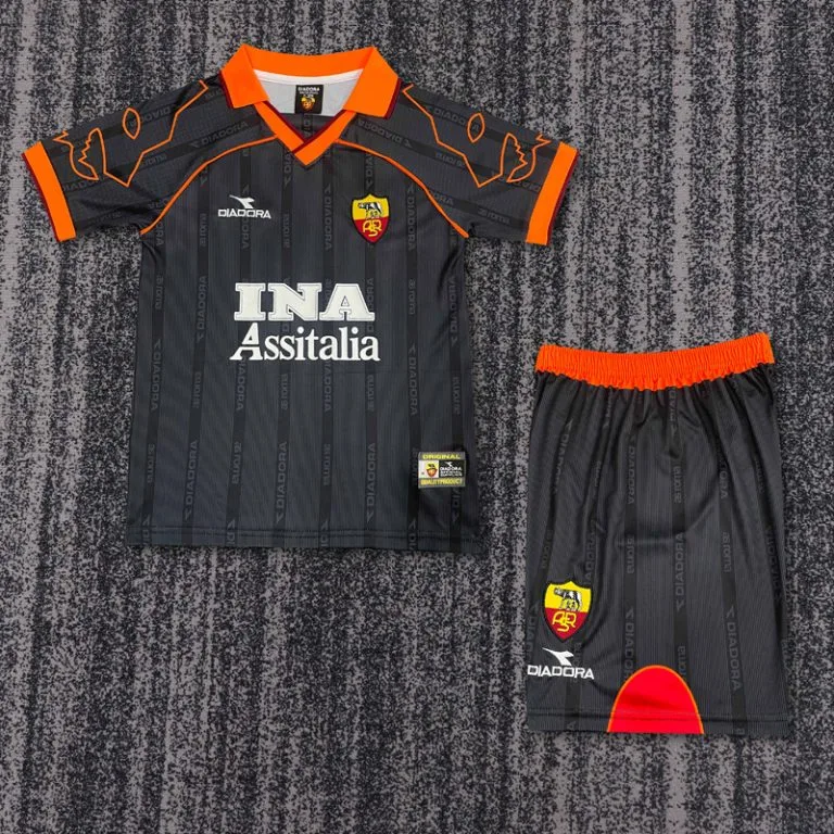 1999-2000 Roma - Camiseta Infantil RETRO - Suplente