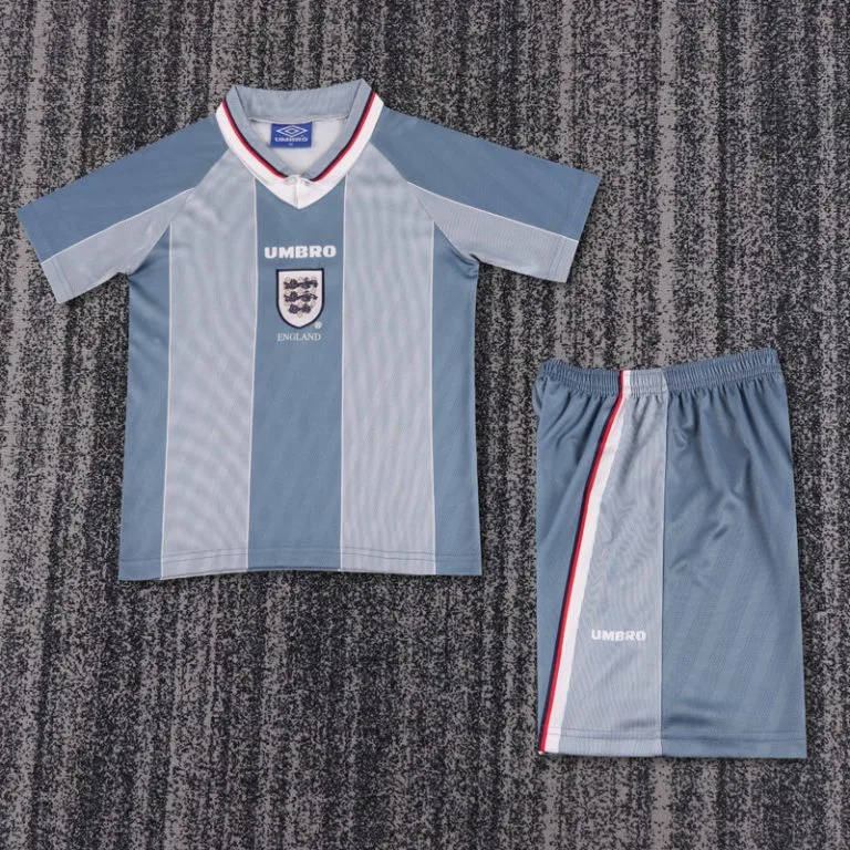 1996 Inglaterra - Camiseta Infantil RETRO - Suplente