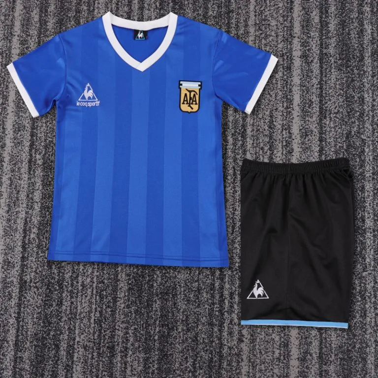 1986 Argentina - Camiseta Infantil RETRO - Suplente