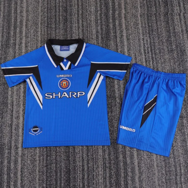 1996-1998 Man Utd - Camiseta Infantil RETRO - Suplente