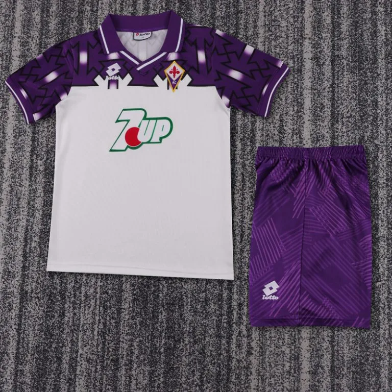 1992-1993 Fiorentina - Camiseta Infantil RETRO - Suplente