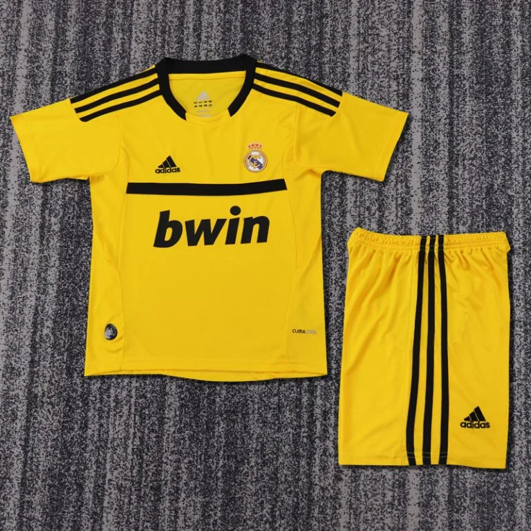 2011-2012 RMA - Camiseta Arquero Infantil RETRO - Amarillo
