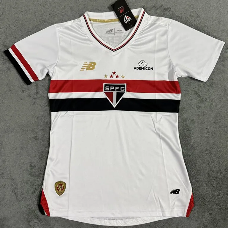 25-26 São Paulo - Camiseta Versión Mujer - Titular