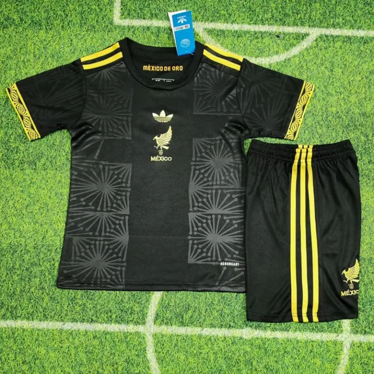 25-26 México - Camiseta Infantil - Negro - Copa de Oro