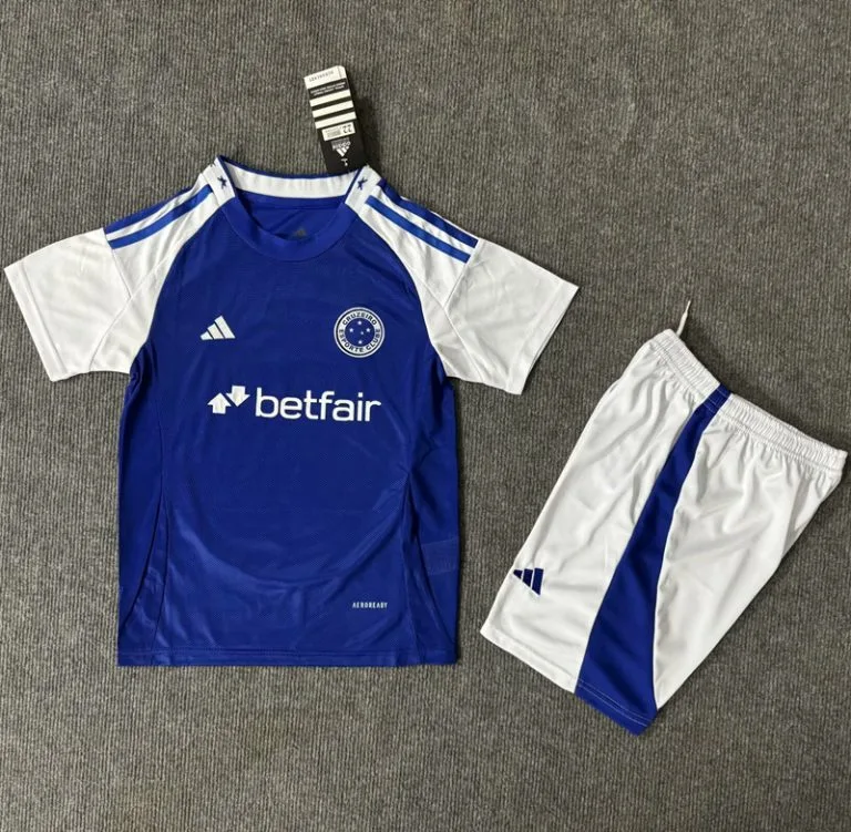 25-26 Cruzeiro - Camiseta Infantil - Titular