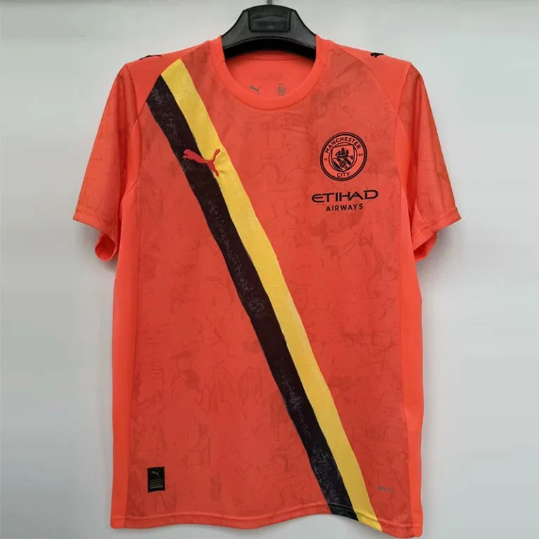 25-26 Man City - Camiseta Arquero Versión Hincha - Naranja