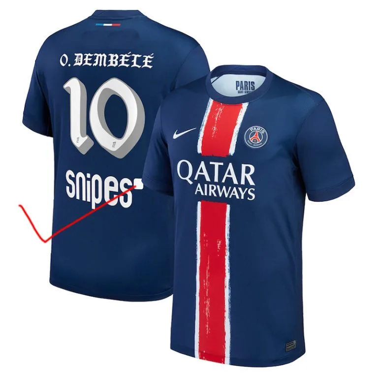 24-25 PSG - Camiseta Versión Hincha - Titular - O. Dembélé