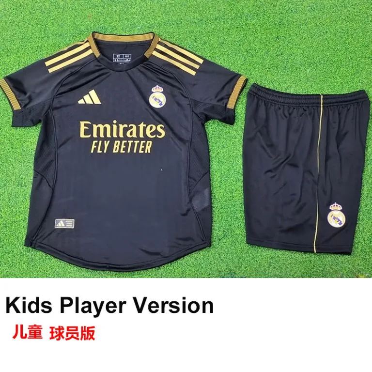 25-26 RMA - Camiseta Infantil - Negro - Edición especial